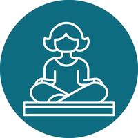 Yoga Vector Icon