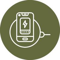 Wireless Charger Vector Icon