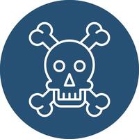 Skull And Bones Vector Icon