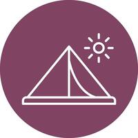 Tent Vector Icon