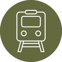 icono de vector de tren