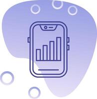 Signal Gradient Bubble Icon vector