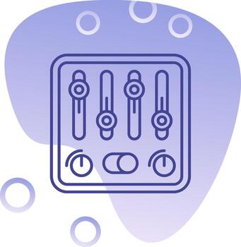 Control Gradient Bubble Icon vector