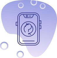 Question Gradient Bubble Icon vector