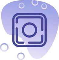 Dot Gradient Bubble Icon vector