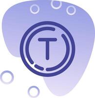 Add text Gradient Bubble Icon vector