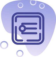 Endpoint Gradient Bubble Icon vector
