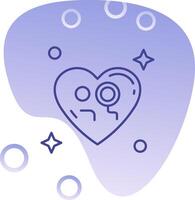 Monocle Gradient Bubble Icon vector