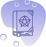 Spell Gradient Bubble Icon vector