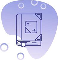 Trigonometry Gradient Bubble Icon vector