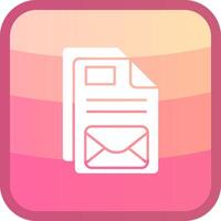 Email Gradient Bubble Icon vector