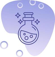 Potion Gradient Bubble Icon vector