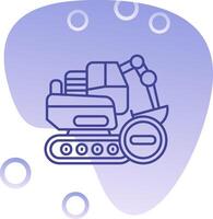 Construction Gradient Bubble Icon vector