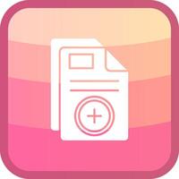 Add Gradient Bubble Icon vector
