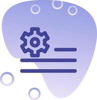 Deploy rules Gradient Bubble Icon vector