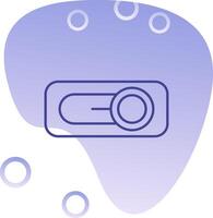 Switch Gradient Bubble Icon vector