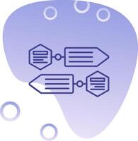 Infographic elements Gradient Bubble Icon vector
