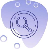 Search Gradient Bubble Icon vector