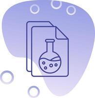 Document Gradient Bubble Icon vector