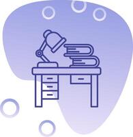 Workspace Gradient Bubble Icon vector