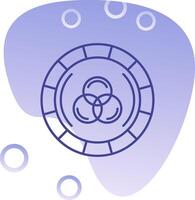 Color wheel Gradient Bubble Icon vector