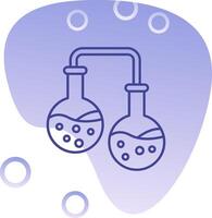 Experiment Gradient Bubble Icon vector