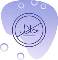 No Gradient Bubble Icon vector