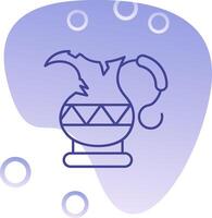 Kettle Gradient Bubble Icon vector