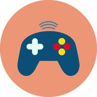 Controller Flat Circle Icon vector