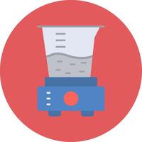 Juicer Flat Circle Icon vector