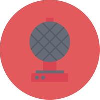 Waffle Iron Flat Circle Icon vector