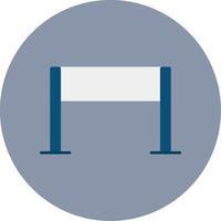 Gameplay Flat Circle Icon vector