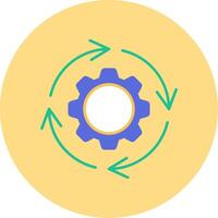 Adaptation Flat Circle Icon vector