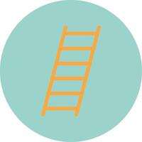Ladder Flat Circle Icon vector
