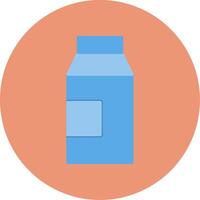 Milk Flat Circle Icon vector