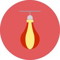 Speed Bag Flat Circle Icon vector