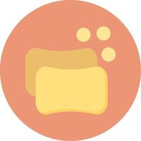 Soap Flat Circle Icon vector