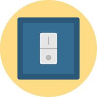 Switcher Flat Circle Icon vector
