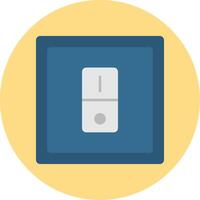 Switcher Flat Circle Icon vector