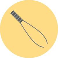 Tweezers Flat Circle Icon vector