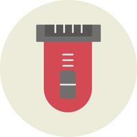 Electric Razor Flat Circle Icon vector