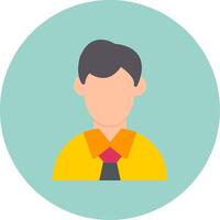 Avatar Flat Circle Icon vector