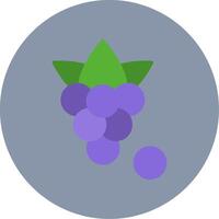 moras plano circulo icono vector