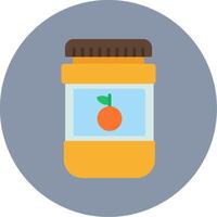 Jam Flat Circle Icon vector