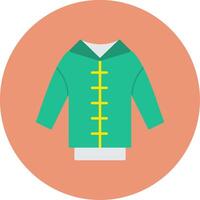 Pull Over Flat Circle Icon vector