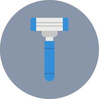 Razor Flat Circle Icon vector