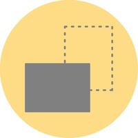 Transform Flat Circle Icon vector