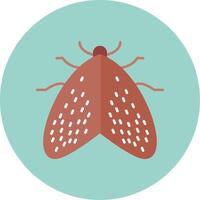 Insect Flat Circle Icon vector