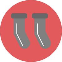 Socks Flat Circle Icon vector