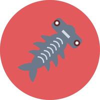 Hammerhead Flat Circle Icon vector